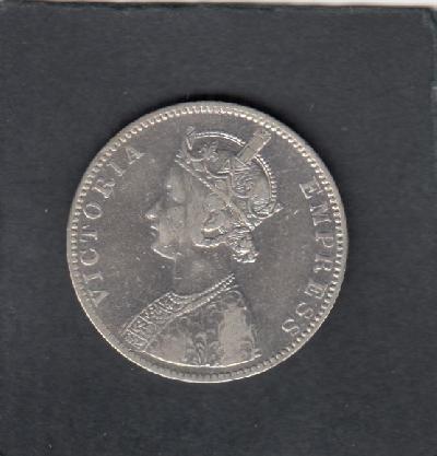 Beschrijving: 1 Rupee VICTORIA